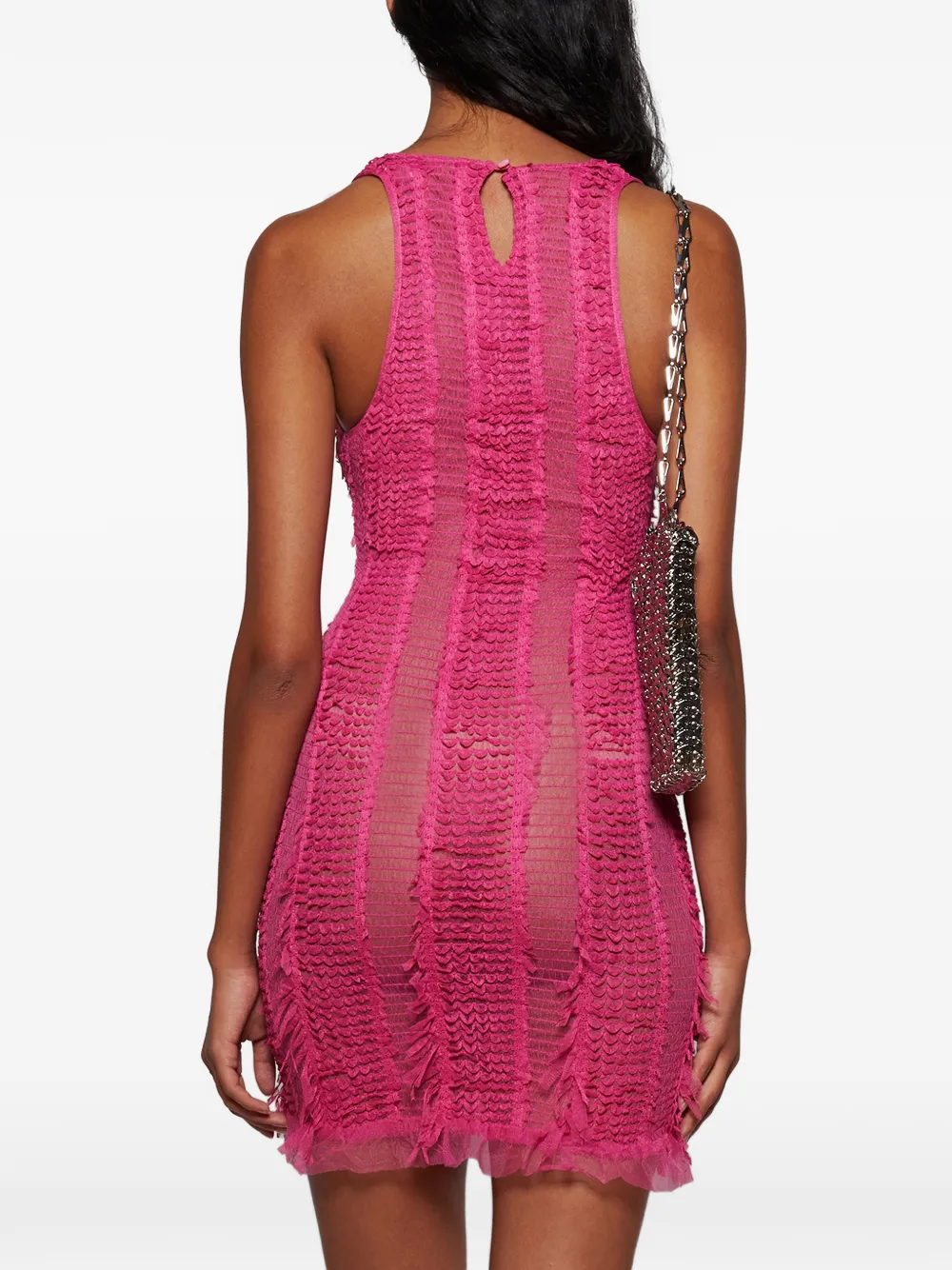Angel Plunge Mini Dress
