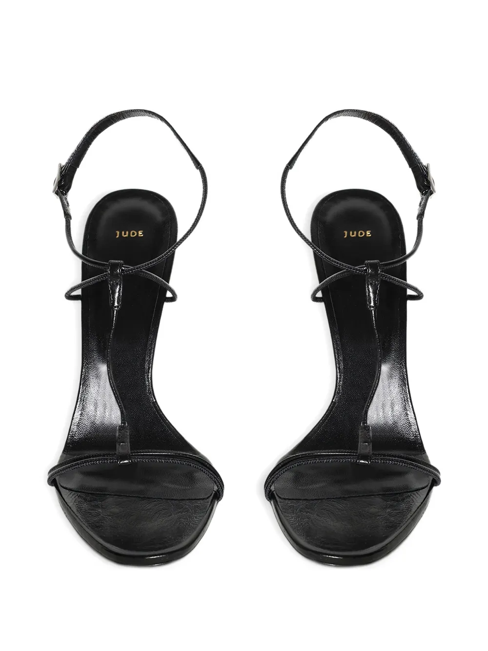 Jude 105mm Mixer Ankle-tie Heeled Sandals In Black