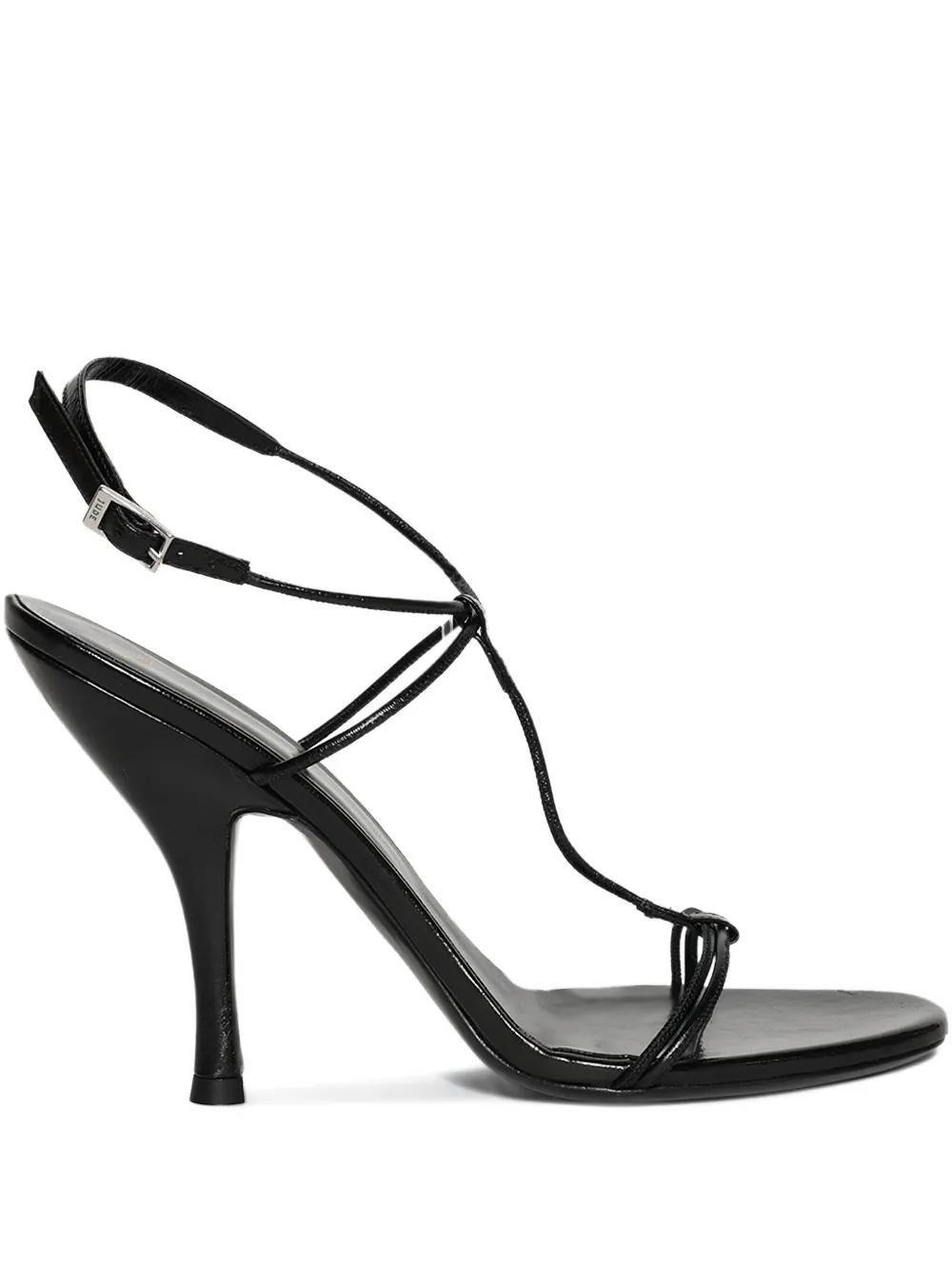 Jude 105 mm Mixer sandalen met enkelbandje en hak Zwart