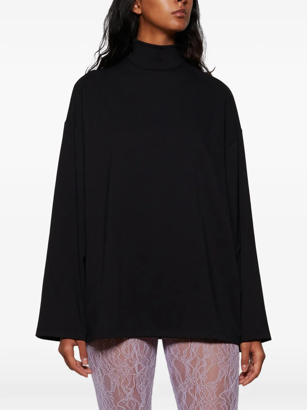 Wardrobe.nyc Turtleneck Sweater In Black