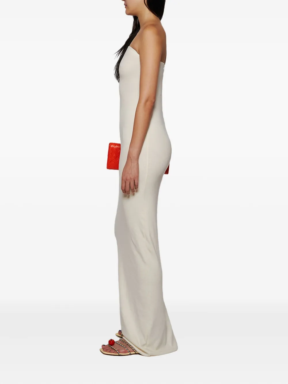 ETERNE Tube maxi-jurk Wit