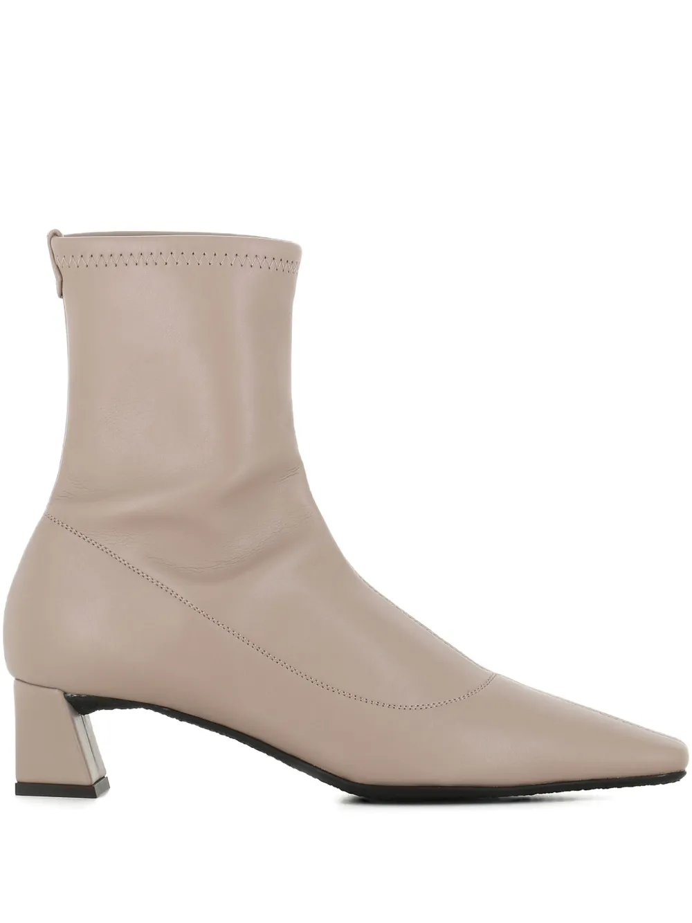 Giuseppe Zanotti square-toe block-heel boots Neutrals
