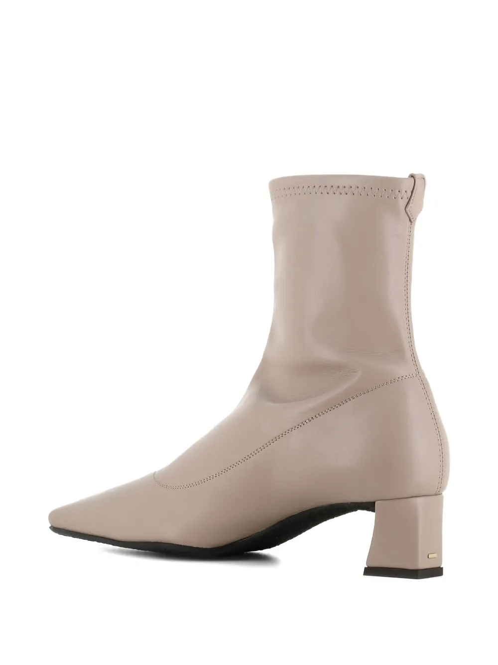 Giuseppe Zanotti square-toe block-heel boots Neutrals