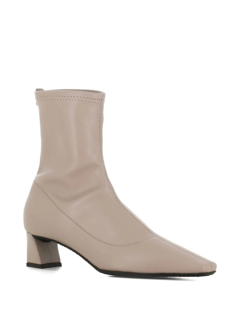 Giuseppe Zanotti square-toe block-heel boots Neutrals