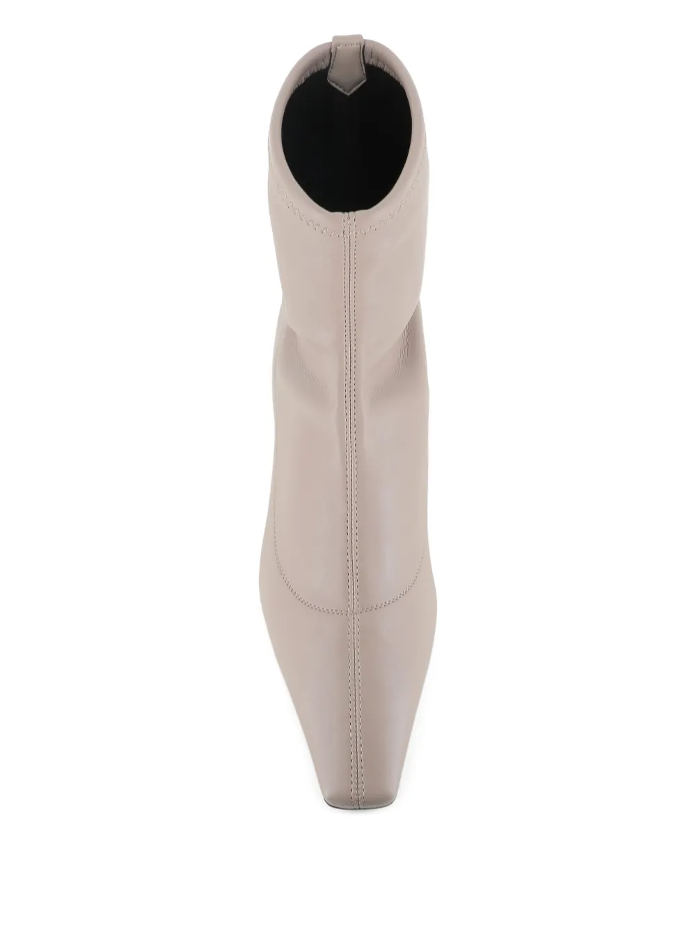 Giuseppe Zanotti square-toe block-heel boots Neutrals