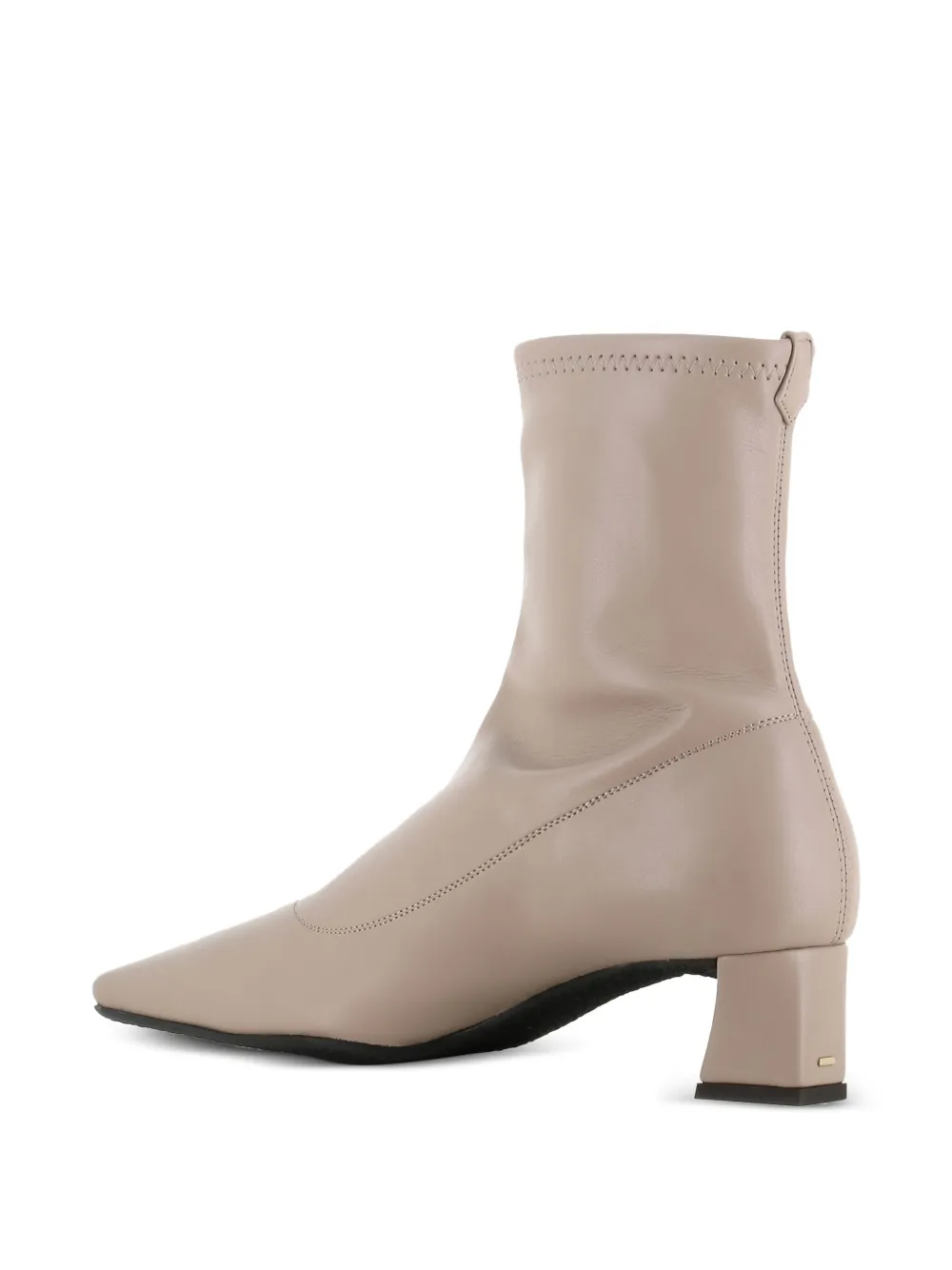 Giuseppe Zanotti square-toe block-heel boots Neutrals