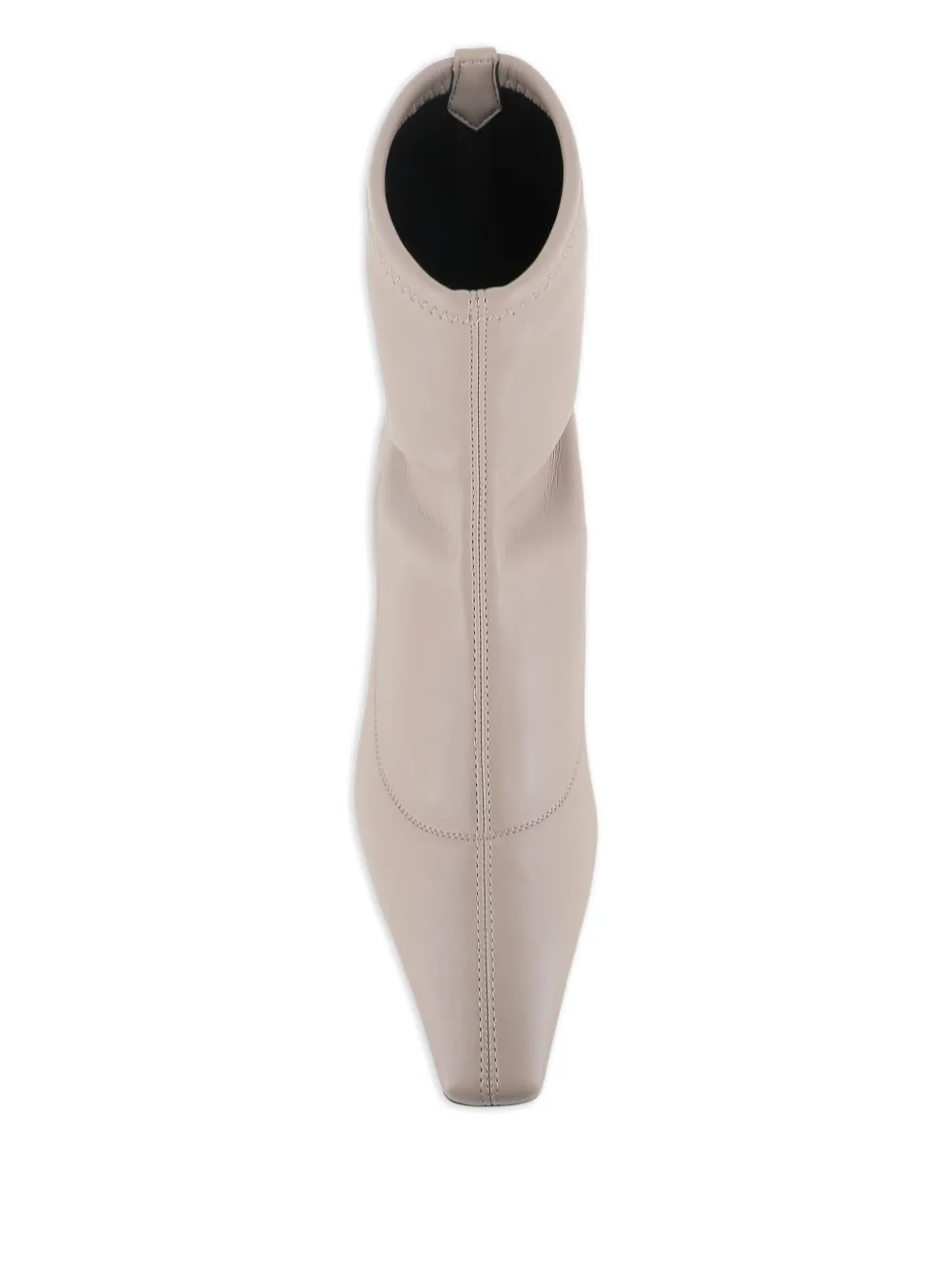 Giuseppe Zanotti square-toe block-heel boots Neutrals