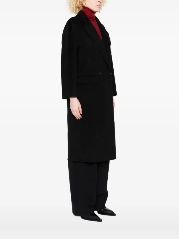 ALPHA STUDIO Cappotto In Lana Nero FARFETCH IT