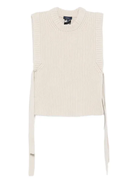 Soeur sleeveless woolen sweater