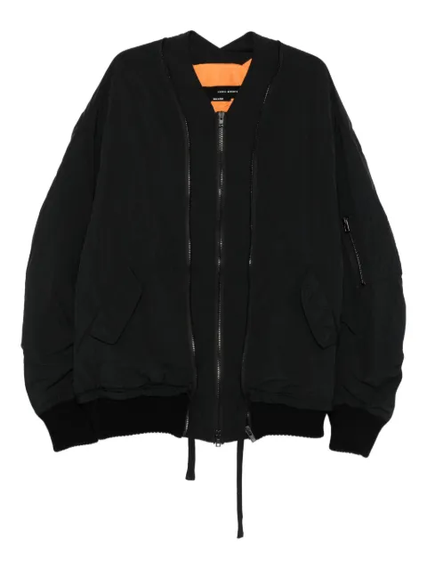 Isabel Benenato zip-detail bomber jacket