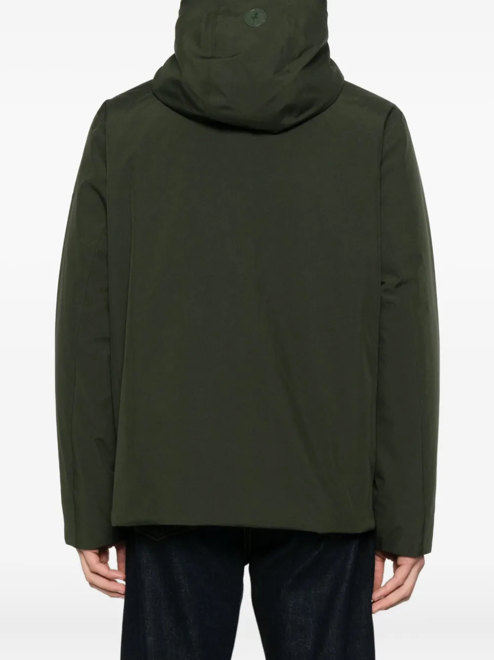 Save The Duck Flynn hooded zip-fastening jacket Groen