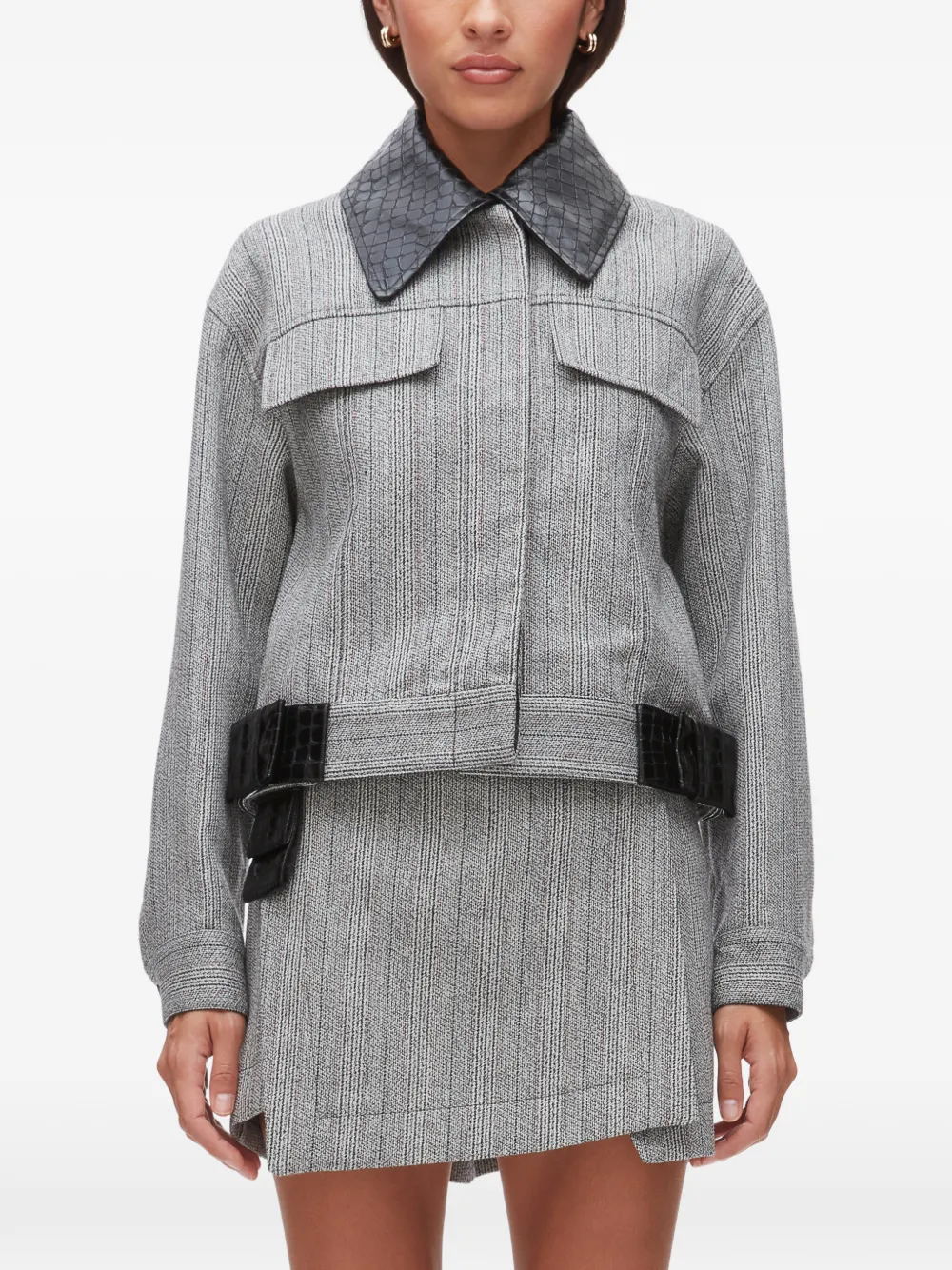  3.1 Phillip Lim Flap-pocket Jacket - Grey 