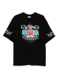 Casablanca graphic-print T-shirt - Black