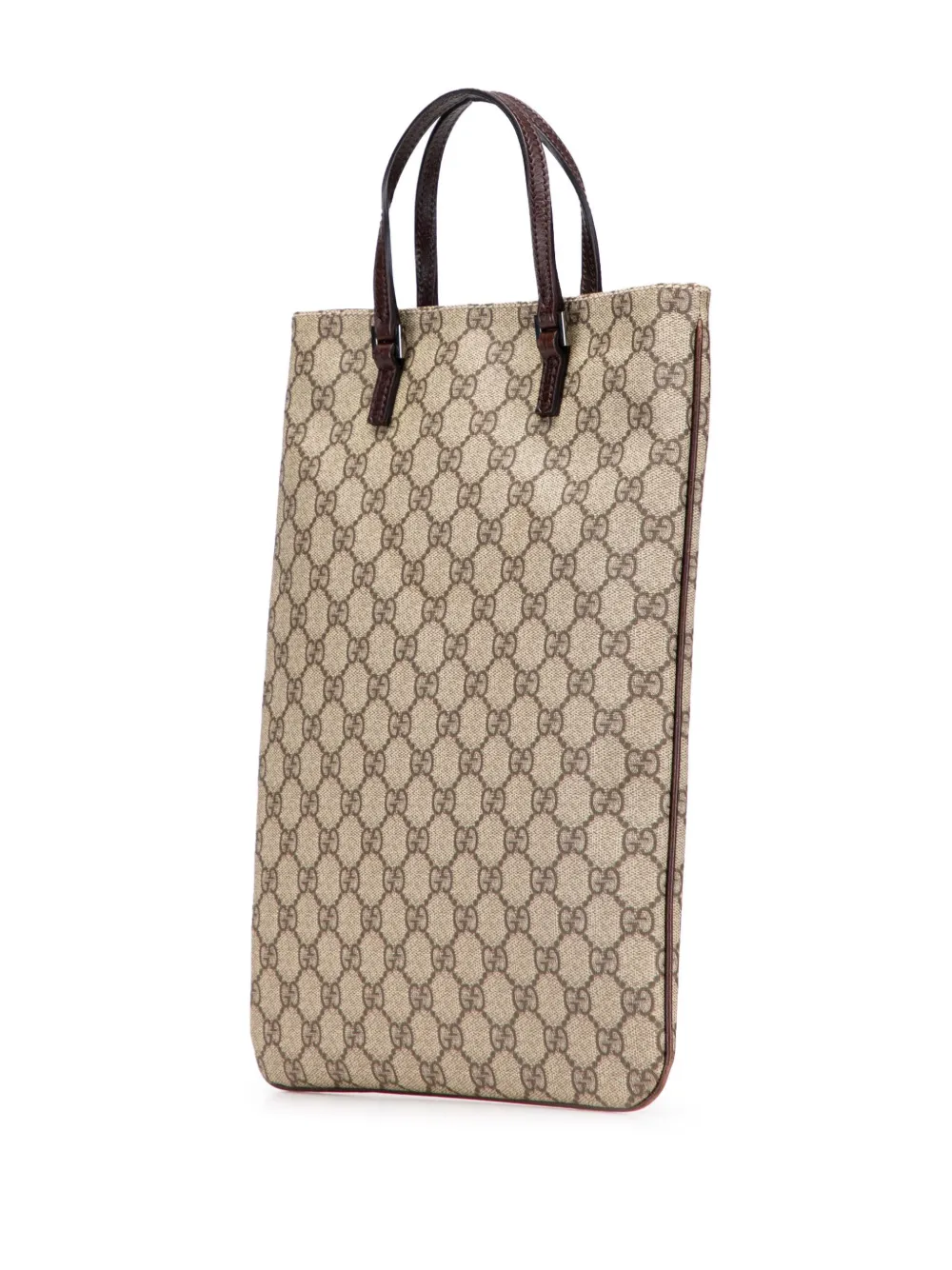 Pre-owned Gucci 2000-2015 Gg Supreme Tote Bag In Brown