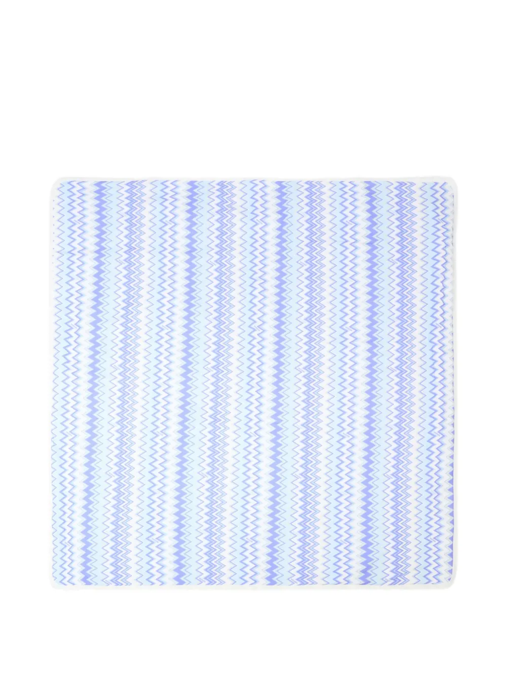 Missoni Kids Deken met zigzag-patroon Blauw