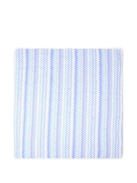 Missoni Kids zigzag-patterned blanket