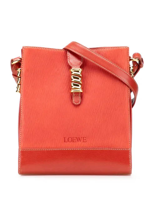 Loewe Pre-Owned 2010-2025 Leather Velazquez Twist crossbody bag