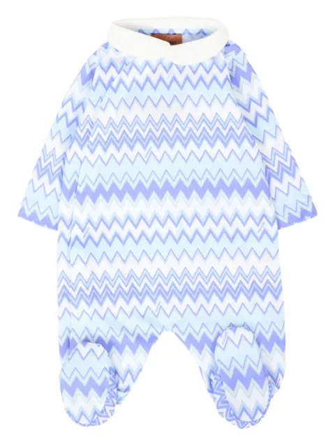 Missoni Kids zigzag-pattern babygrow set