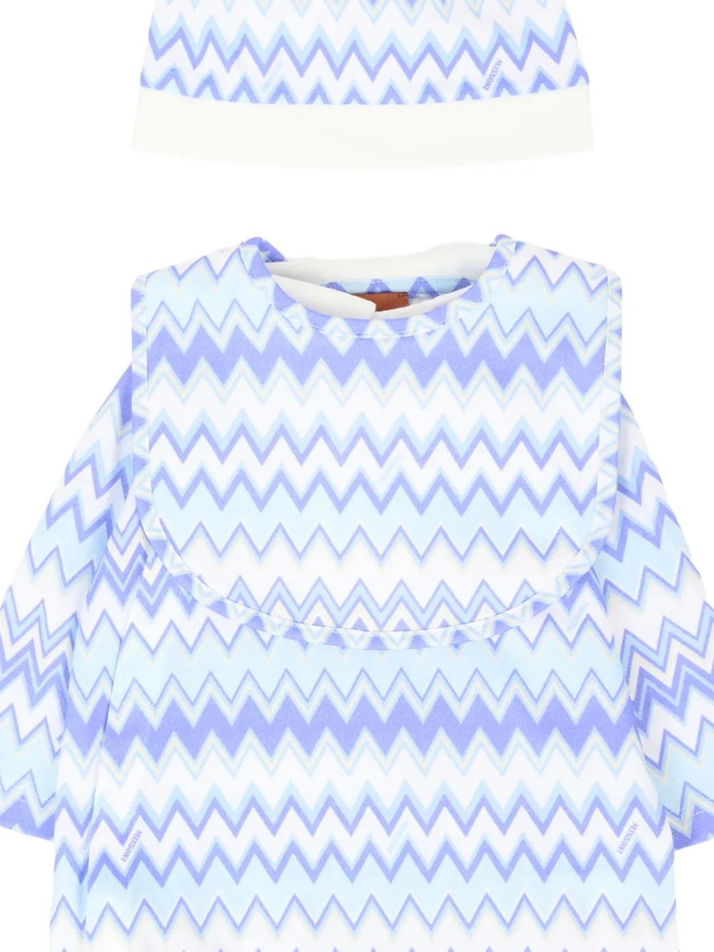 Missoni Kids Bikini met zigzag-patroon Blauw