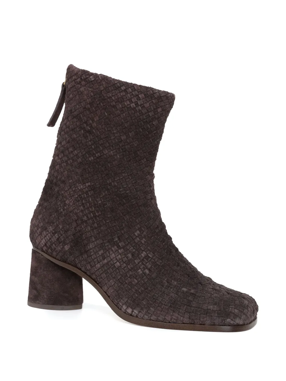 Sarah Chofakian 60mm woven-leather block-heel boots | Ankle Boots | Image 2