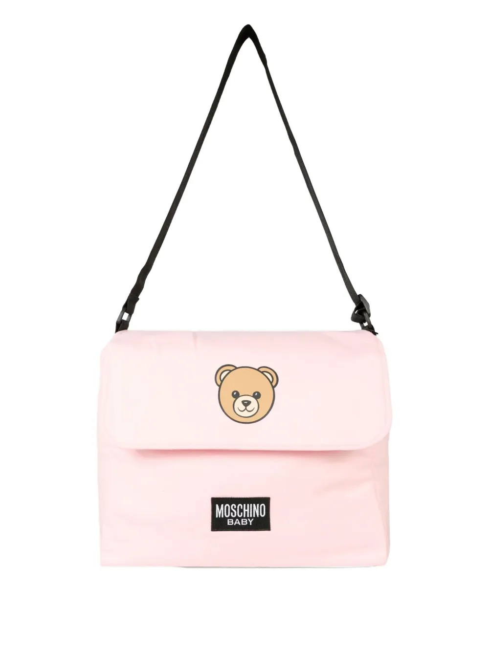 Moschino Kids teddy-print changing bag Roze