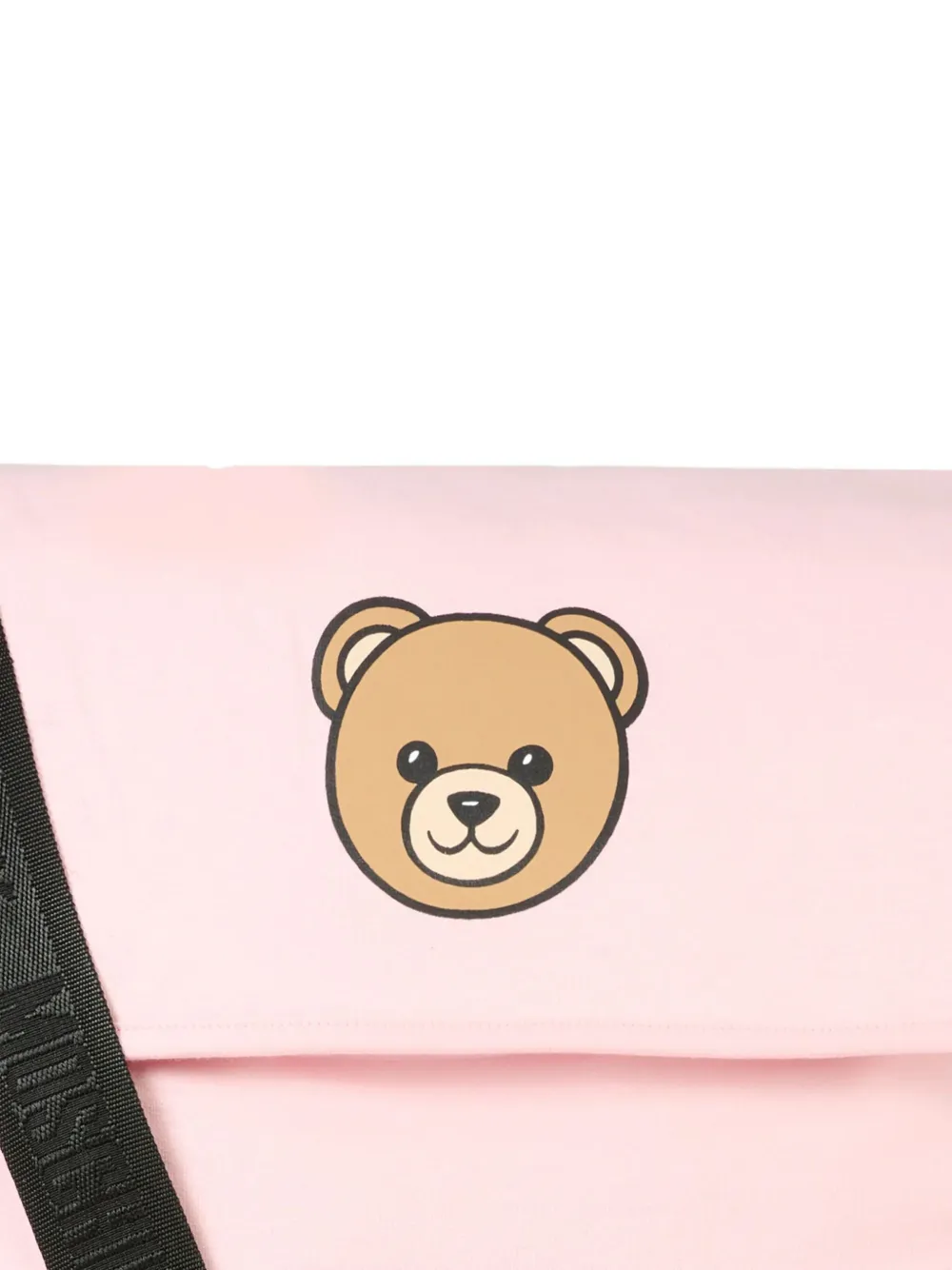 Moschino Kids teddy-print changing bag Roze