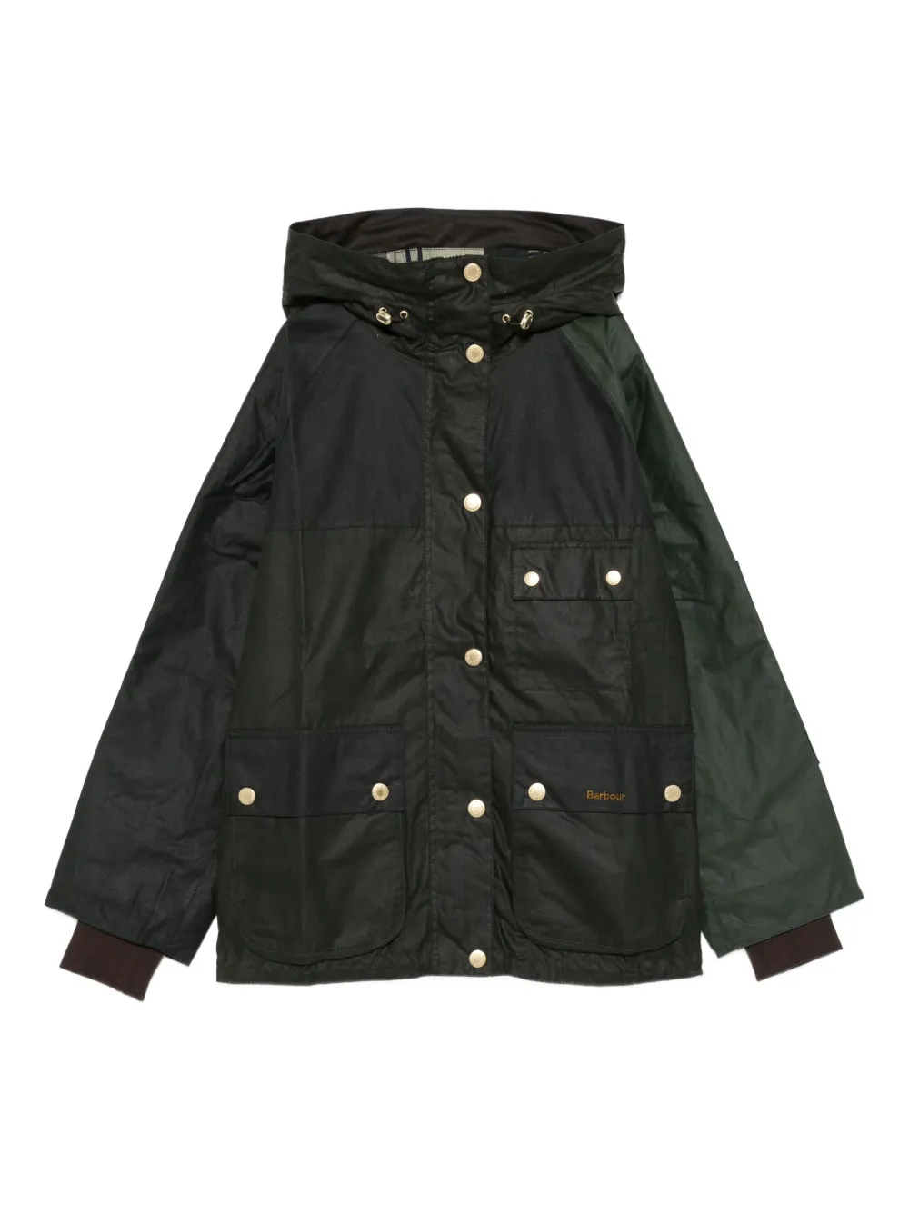 Barbour 连帽棉夹克 | 绿色 | Image 1