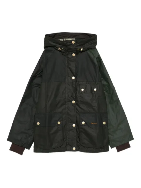 Barbour hooded cotton jacket