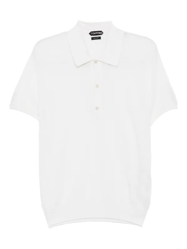 TOM FORD ニット ポロシャツ | ホワイト | FARFETCH JP