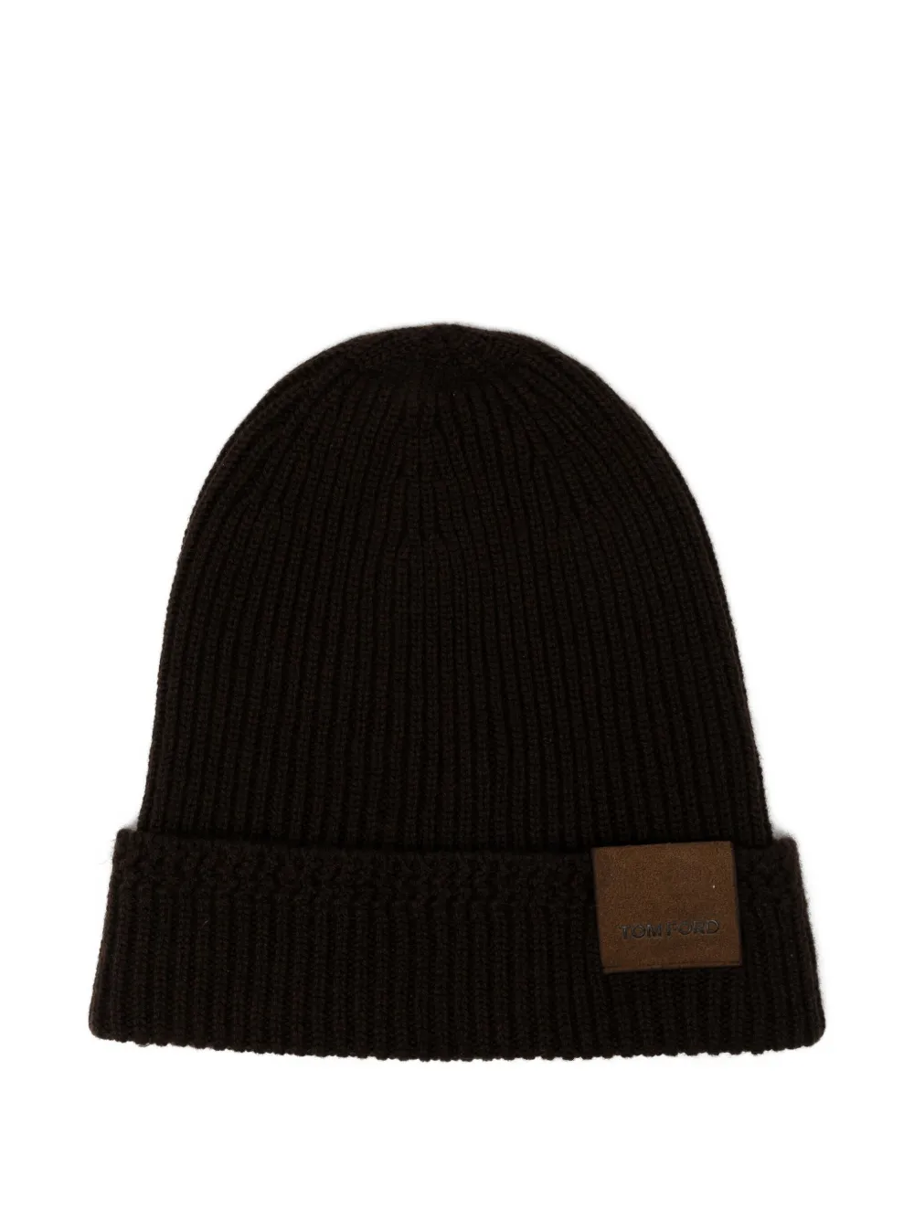 TOM FORD ribbed-knit beanie Bruin