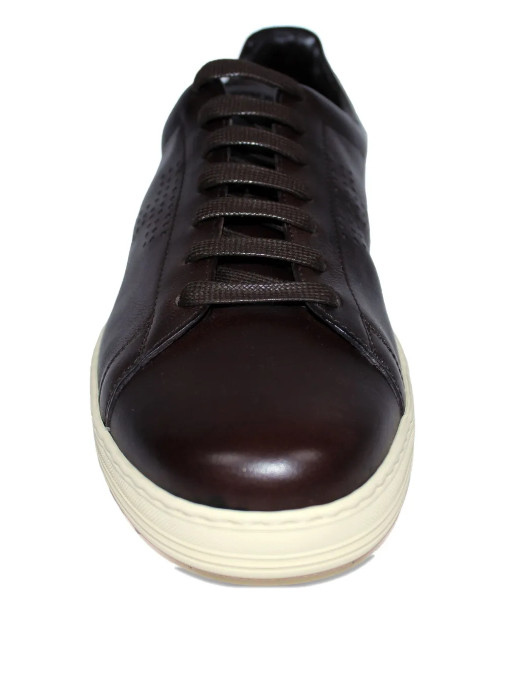 TOM FORD Leren sneakers Bruin