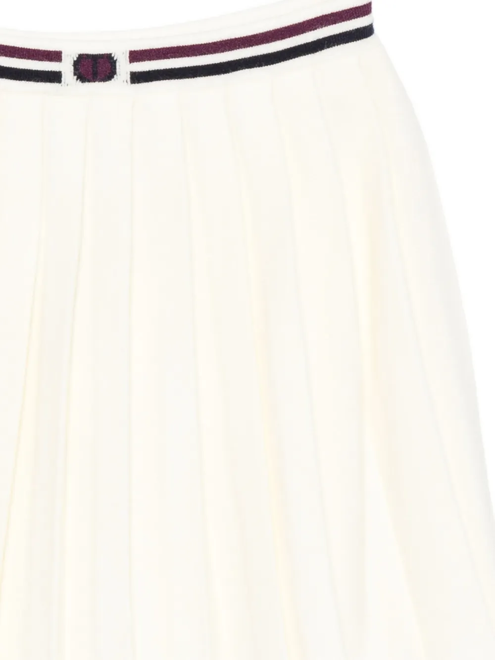 TWINSET Kids Plooirok met tailleband Beige