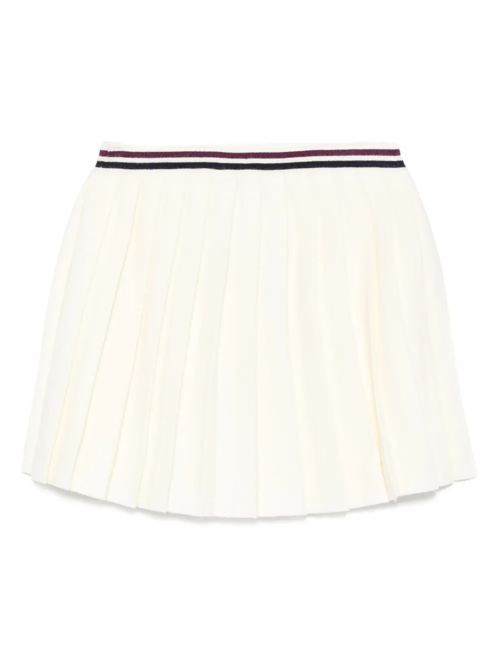 TWINSET Kids Plooirok met tailleband Beige