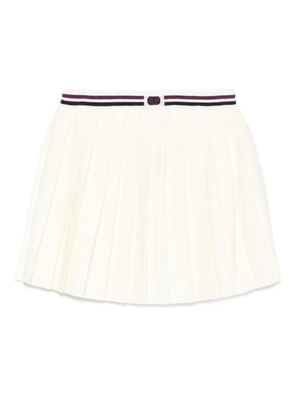 TWINSET Kids Plooirok met tailleband Beige