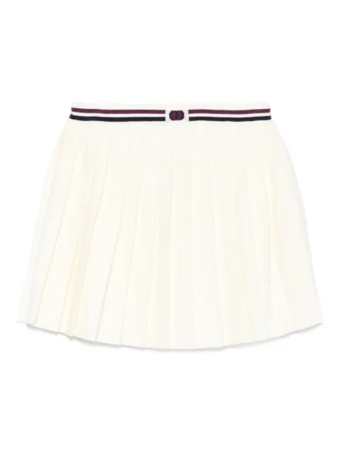 TWINSET Kids falda con pliegues en la cintura