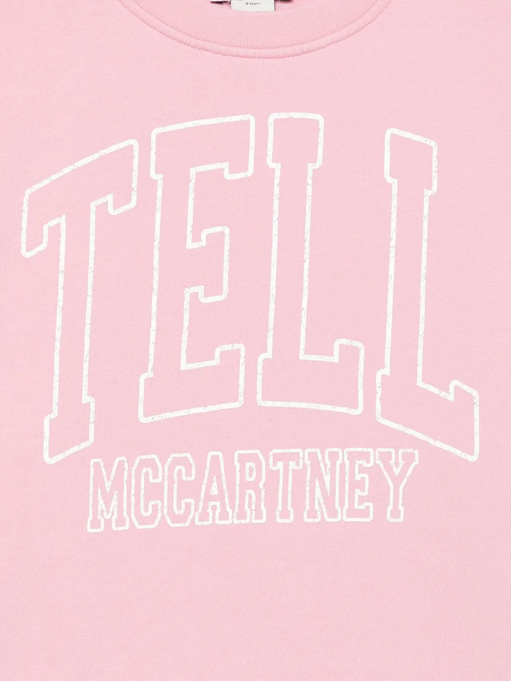 Stella McCartney Kids Sweater met geborduurd logo Roze