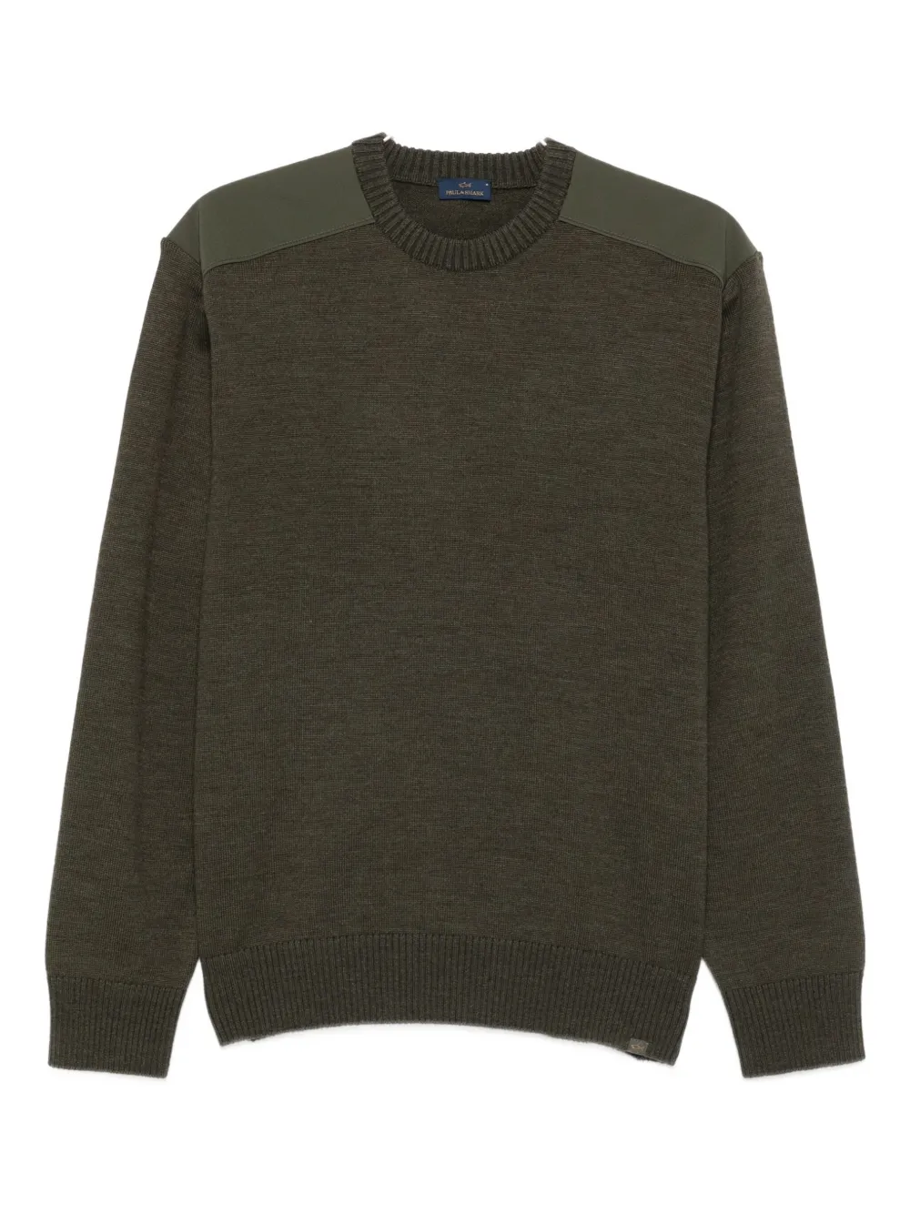 Paul & Shark Crew-neck Sweater In Green