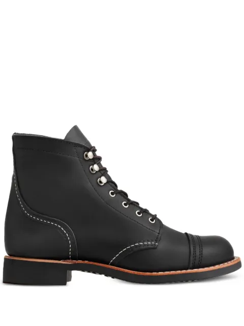 Red Wing Shoes Iron Ranger leather lace-up boots