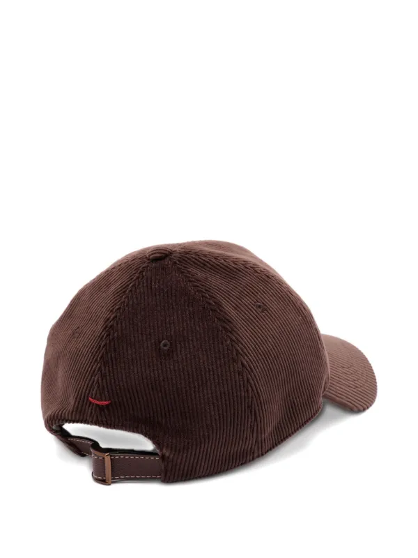 Brunello Cucinelli Corduroy Cap | Brown | FARFETCH