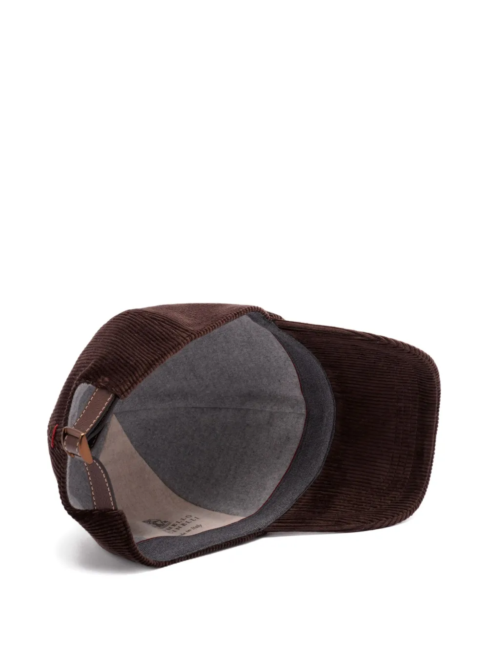 Brunello Cucinelli corduroy cap Bruin