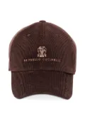 Brunello Cucinelli corduroy cap - Brown