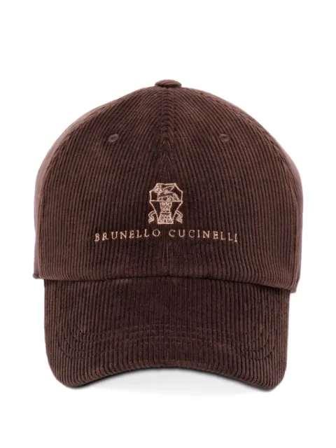 Brunello Cucinelli corduroy cap