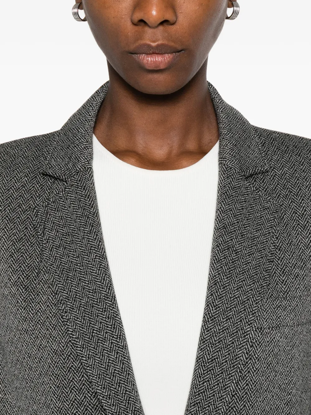 Pennyblack Blazer met enkele rij knopen Grijs