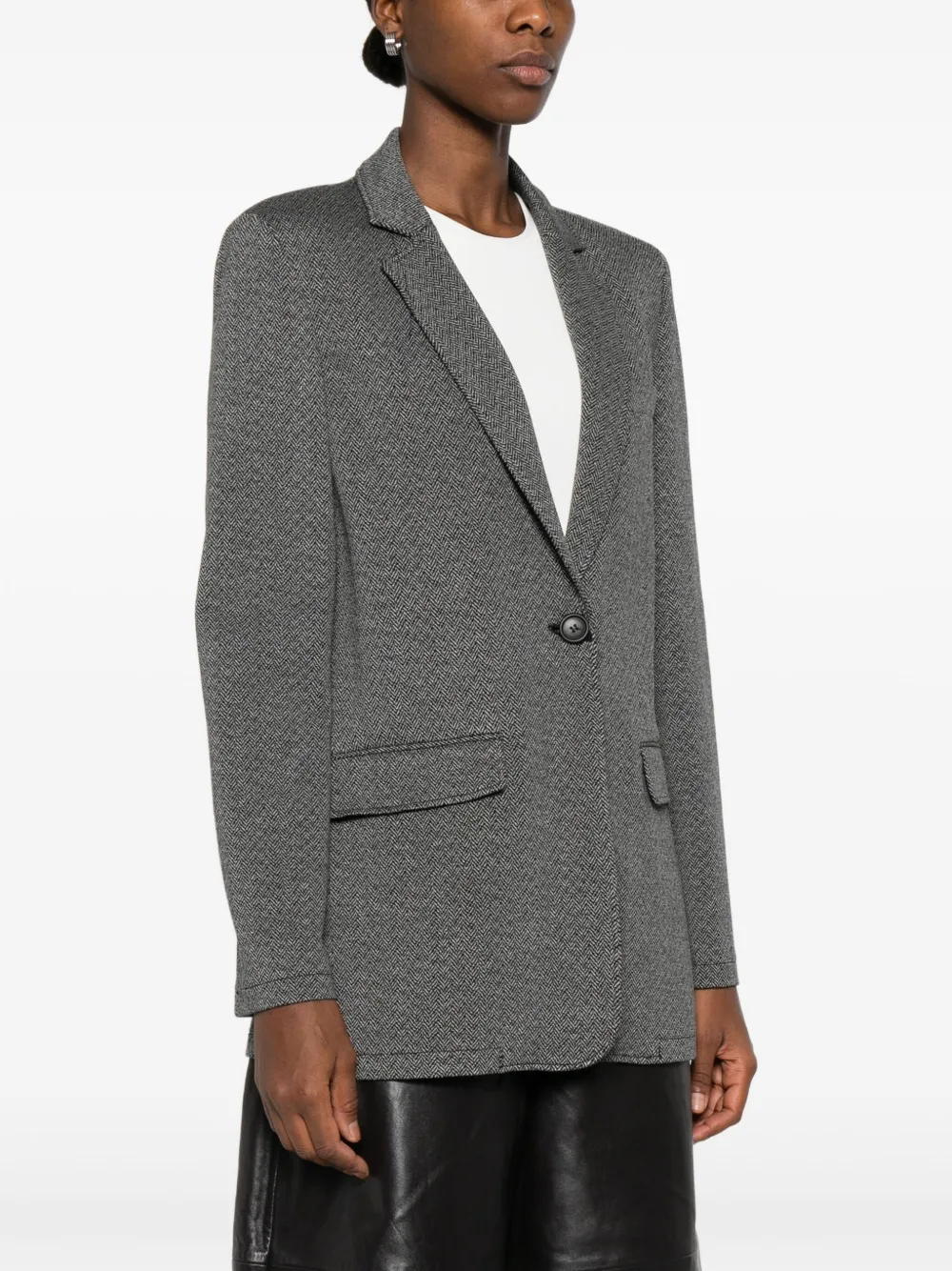 Pennyblack Blazer met enkele rij knopen Grijs
