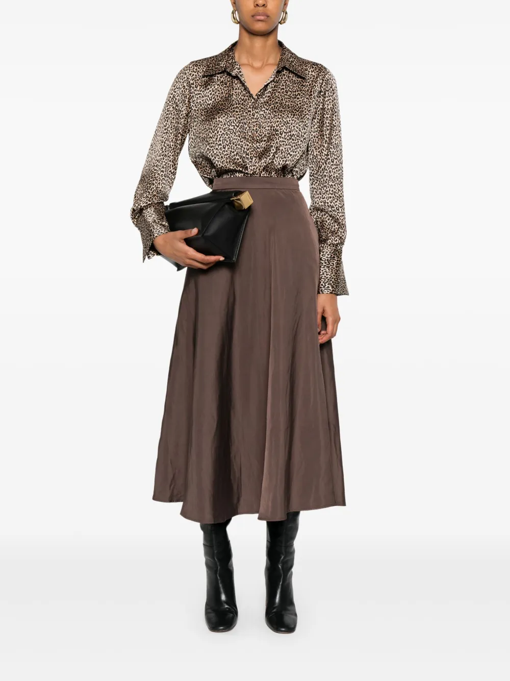 Pennyblack Blouse met luipaardprint - Bruin
