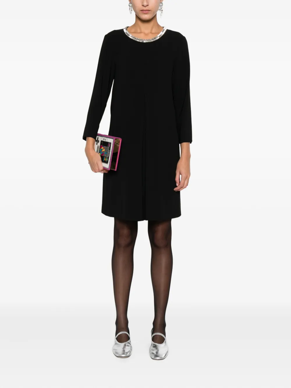 Pennyblack embellished mini dress - Zwart