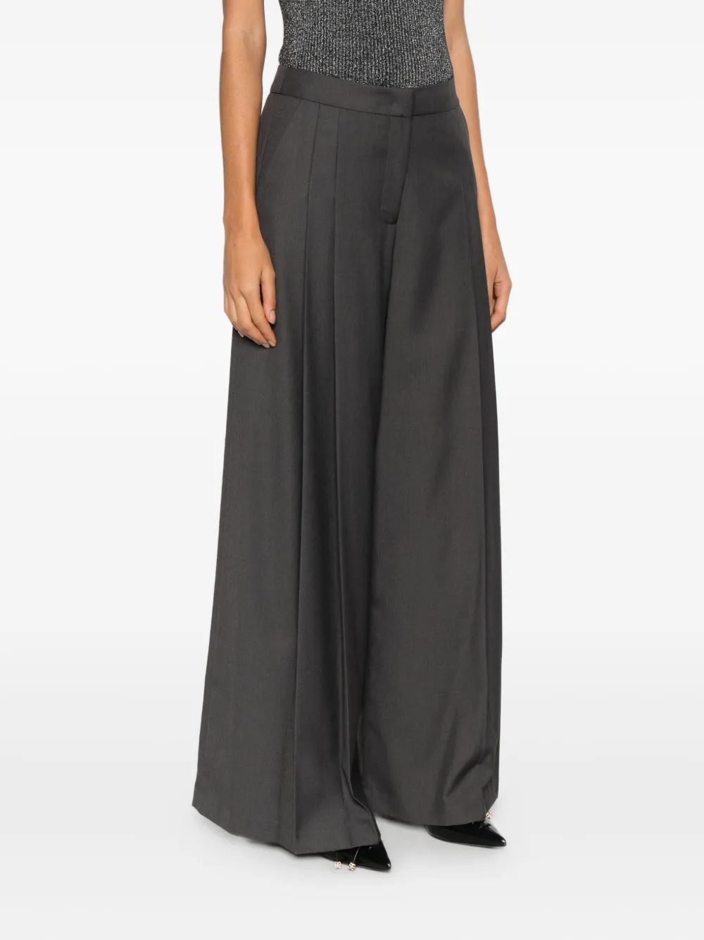 Pennyblack Ittita Hose Mit Falten In Gray