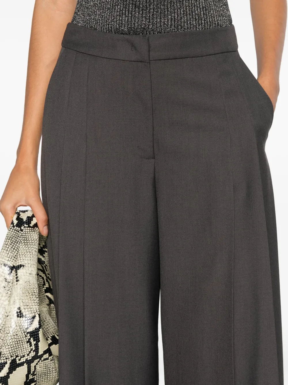 Pennyblack Ittita Hose Mit Falten In Gray