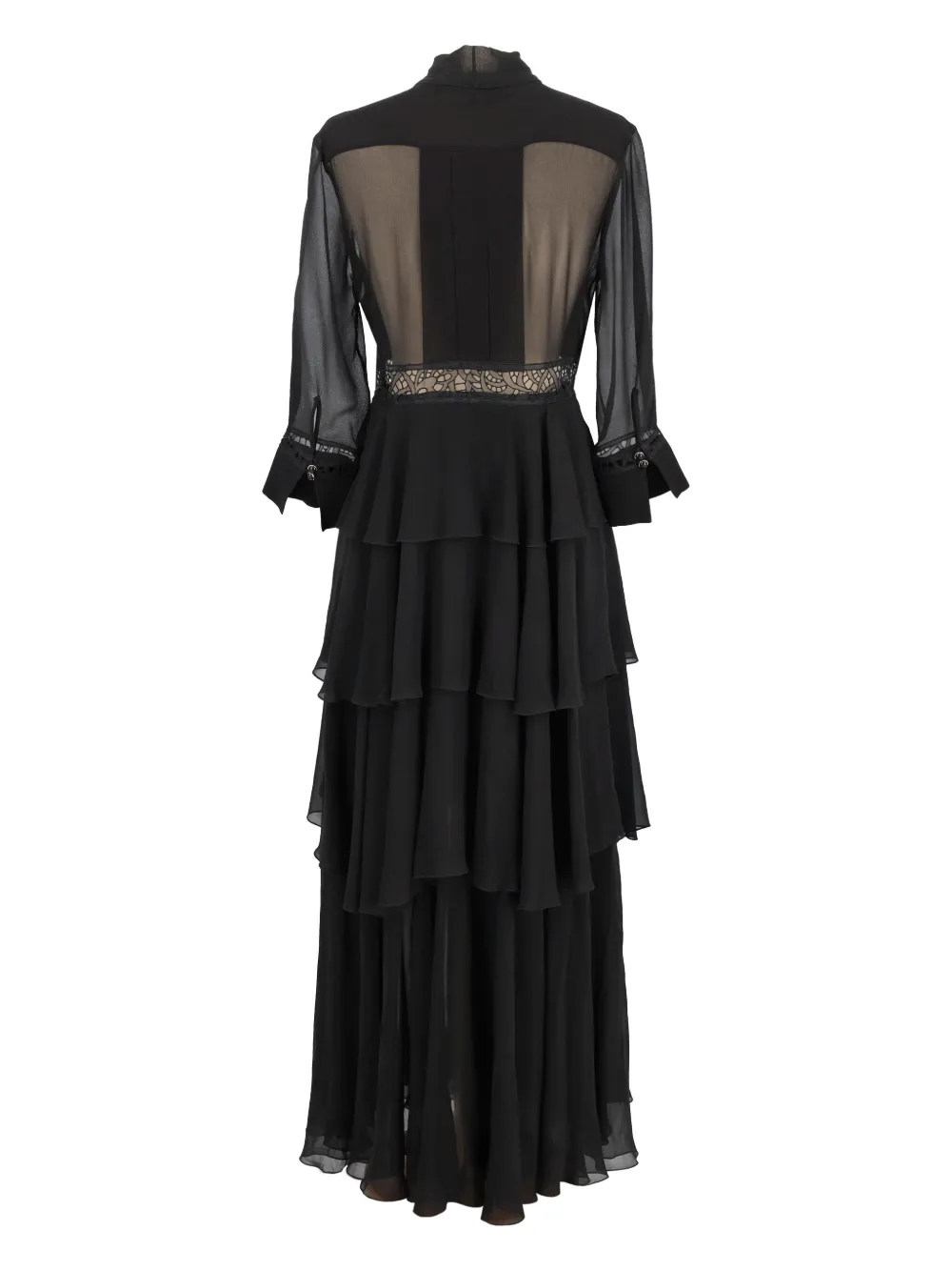Ermanno Scervino pre-owned lace-detail silk maxi dress | Image 2