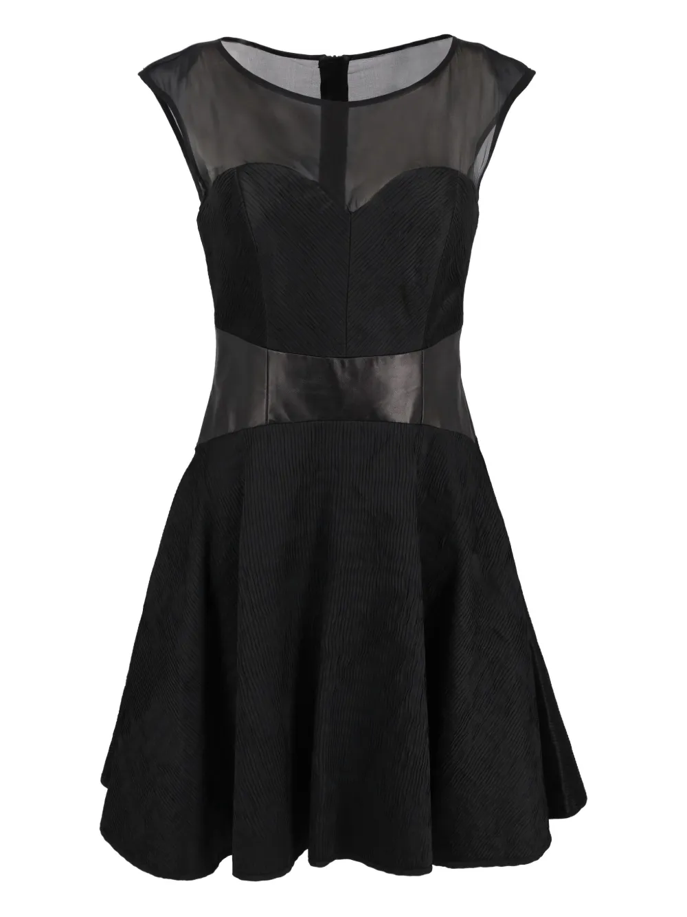 Vintage panelled dress - ブラック Vintage panelled dress - ブラック